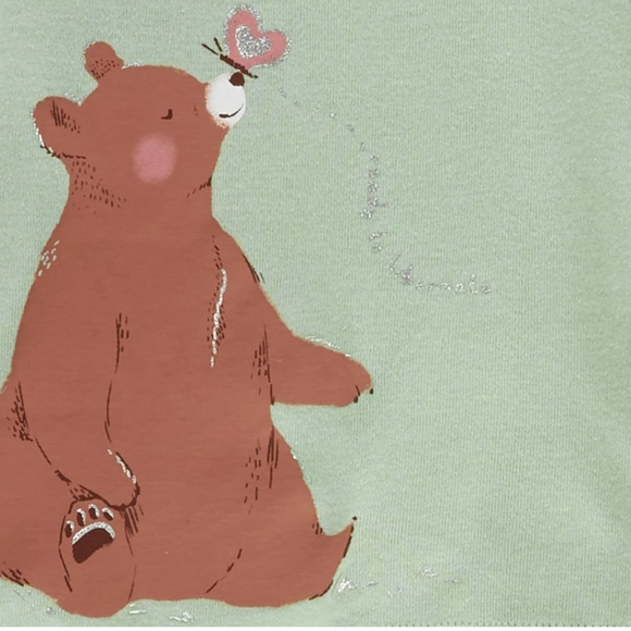 Carter's Just One You Toddler Girls 4pc Long sleeves Bears PJ set - Picture 2 of 3